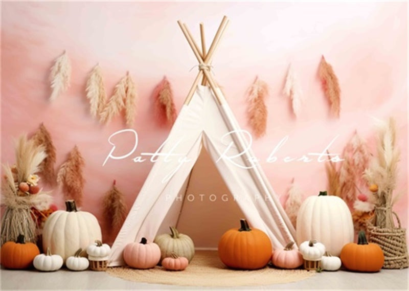 Kate Fall Pumpkin Tent Backdrop Designed by Patty Robert