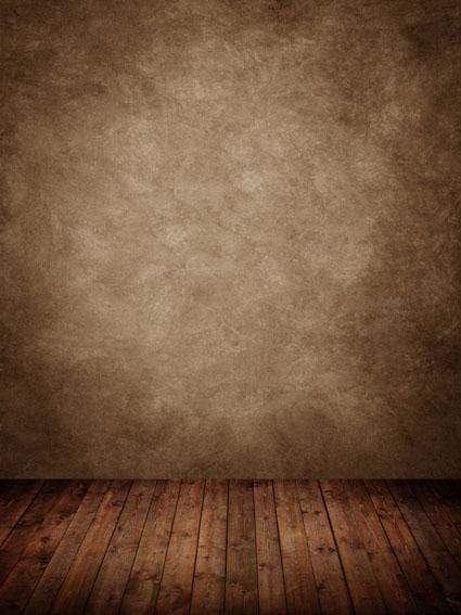 Katebackdrop鎷㈡綖Kate Abstract Brown Texture Backdrop with Wood Floor for Photography