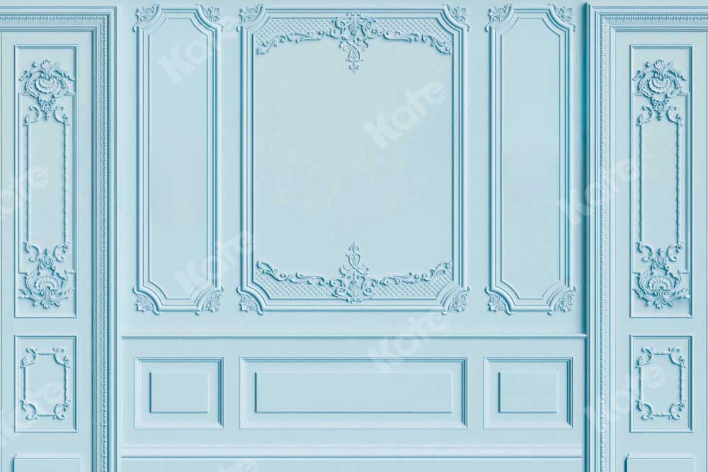 Kate Blue Wall Backdrop Modern Designed by Chain Photography