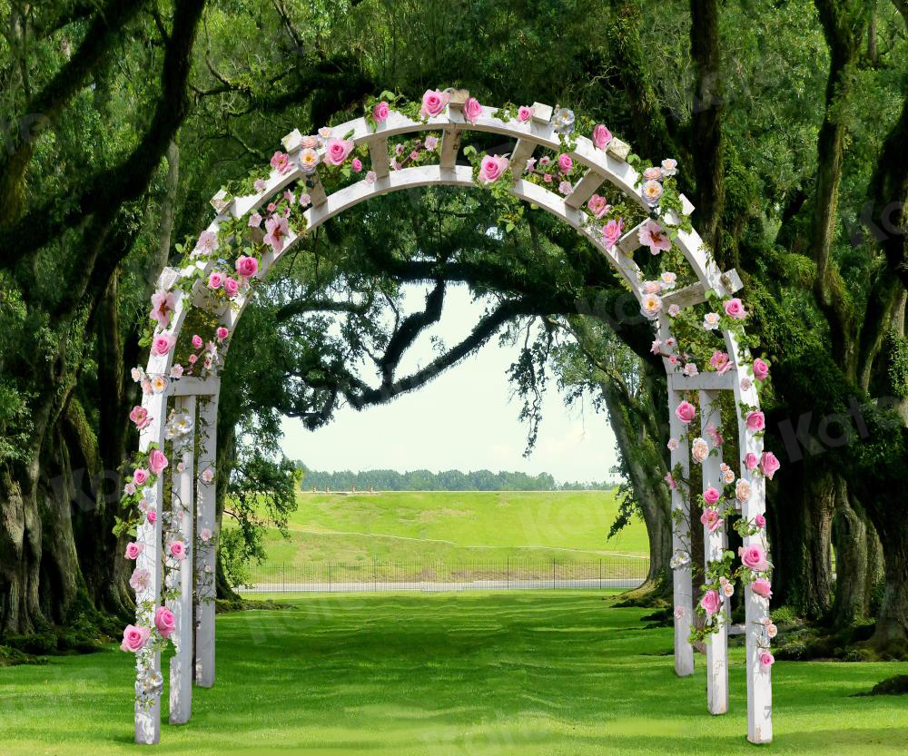 Kate Wedding Backdrop Garden Flowers Arch Designed by Chain Photography