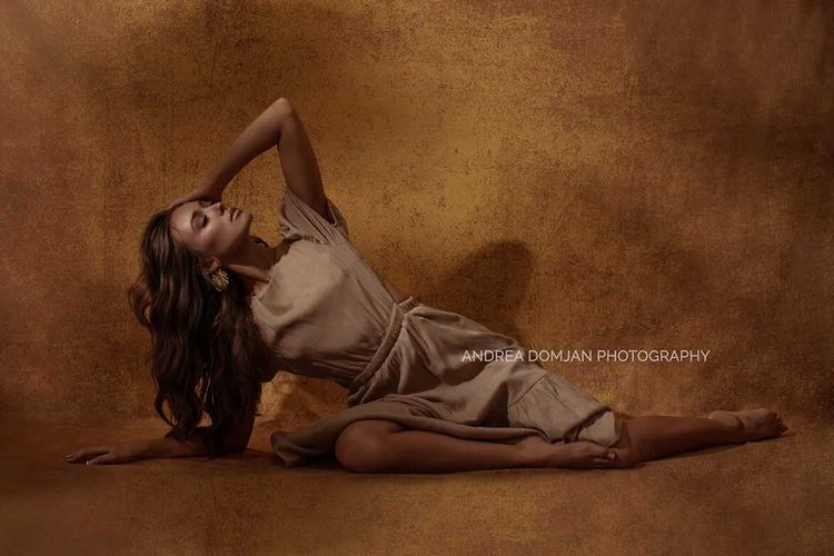Kate Abstract Gold Backdrop for Photography